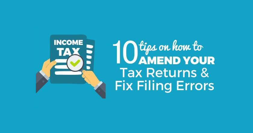 10 Tips On How To File An Amended Tax Return Checkmark Blog 4337