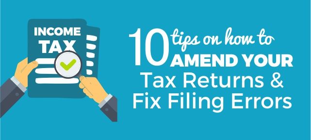 Amend your Tax Returns
