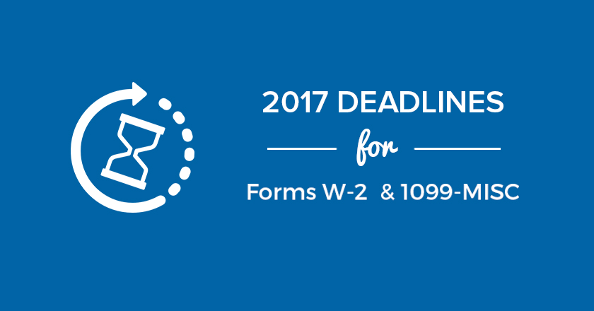 2017 Deadlines
